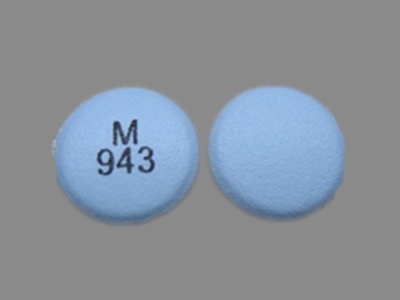 M 943: (0378-1043) Divalproex Sodium 125 mg Delayed Release Tablet by Mylan Pharmaceutical Inc.