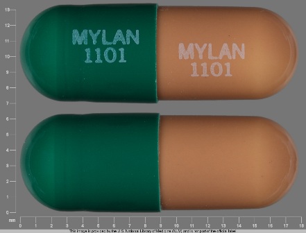 MYLAN 1101: (0378-1101) Prazosine (As Prazosin Hcl) 1 mg Oral Capsule by Mylan Pharmaceuticals Inc.