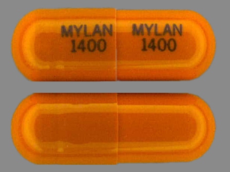 MYLAN 1400: (0378-1400) Acebutolol Hydrochloride 400 mg Oral Capsule by Mylan Pharmaceuticals Inc.
