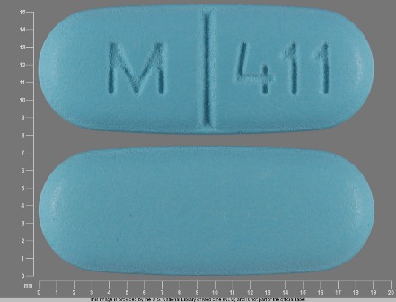 M 411: (0378-1411) Verapamil Hydrochloride 240 mg Extended Release Tablet by Mylan Pharmaceuticals Inc.