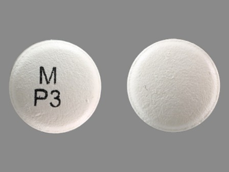 M P3: (0378-2003) Paroxetine (As Paroxetine Hydrochloride) 12.5 mg Extended Release Tablet by Mylan Institutional Inc.