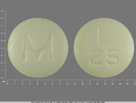 L 25 M: (0378-2075) Lisinopril 20 mg Oral Tablet by Aphena Pharma Solutions - Tennessee, LLC