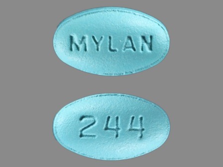 MYLAN 244: (0378-2120) Verapamil Hydrochloride 120 mg 24 Hr Extended Release Tablet by Mylan Pharmaceuticals Inc.