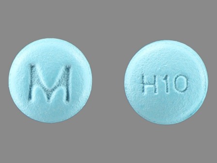 M H10: (0378-2586) Hydroxyzine Hydrochloride 10 mg Oral Tablet by Udl Laboratories, Inc.