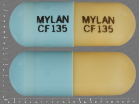 MYLAN CF 135: (0378-2590) Fenofibric Acid 135 mg/1 Oral Capsule, Delayed Release Pellets by Mylan Institutional Inc.