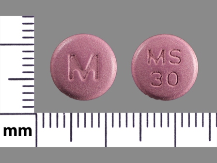 M MS 30: (0378-2659) Ms 30 mg Extended Release Tablet by Mylan Pharmaceuticals Inc.
