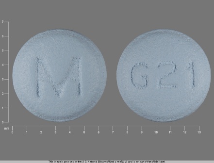 M G21: (0378-2721) Galantamine 4 mg (As Galantamine Hydrobromide 5.126 mg) Oral Tablet by Ncs Healthcare of Ky, Inc Dba Vangard Labs
