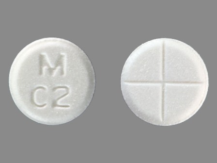 M C2: (0378-3012) Captopril 25 mg/1 Oral Tablet by Remedyrepack Inc.