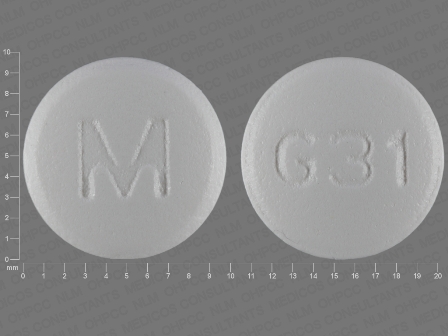 M G31: (0378-3131) Glipizide 2.5 mg / Metformin Hydrochloride 250 mg Oral Tablet by Mylan Pharmaceuticals Inc.