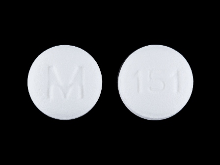 M 151: (0378-3151) Finasteride 5 mg Oral Tablet, Film Coated by Mylan Institutional Inc.