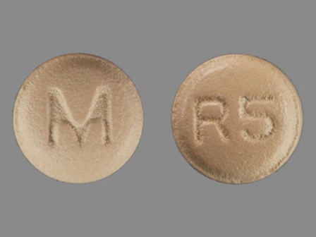 M R5: (0378-3505) Risperidone .5 mg Oral Tablet, Film Coated by State of Florida Doh Central Pharmacy