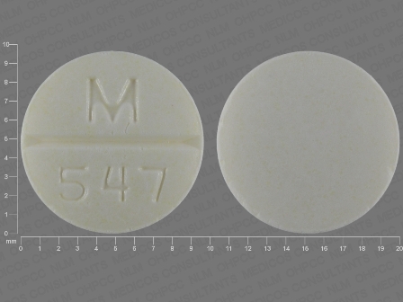 M 547: (0378-3547) Mercaptopurine 50 mg Oral Tablet by Mylan Pharmaceuticals Inc.