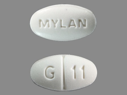 G 11 MYLAN: (0378-4011) Glimepiride 1 mg Oral Tablet by Mylan Pharmaceuticals Inc.