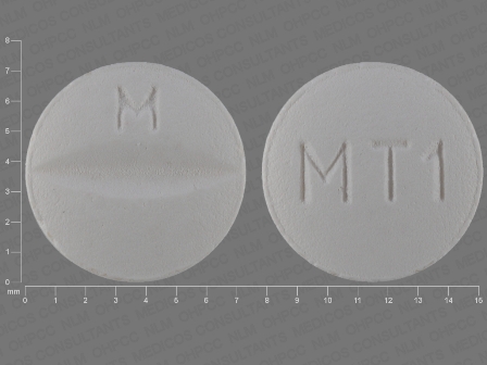 M MT1: (0378-4595) Metoprolol Succinate 25 mg 24 Hr Extended Release Tablet by Mylan Pharmaceuticals Inc.
