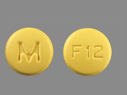 M F12: (0378-5012) Felodipine 5 mg 24 Hr Extended Release Tablet by Mylan Pharmaceuticals Inc.