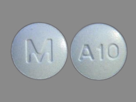 M A10: (0378-5210) Amlodipine Besylate 10 mg Oral Tablet by Aphena Pharma Solutions - Tennessee, LLC