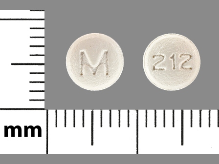 M 212: (0378-5212) Olanzapine 5 mg Oral Tablet by Mylan Institutional Inc.