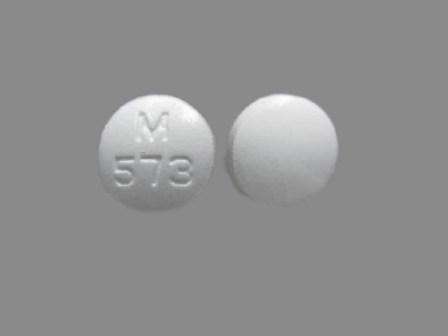 M 573: (0378-5573) Modafinil 100 mg Oral Tablet by Mylan Institutional Inc.