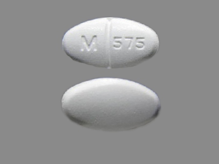 M 575: (0378-5575) Modafinil 200 mg Oral Tablet by Mylan Institutional Inc.