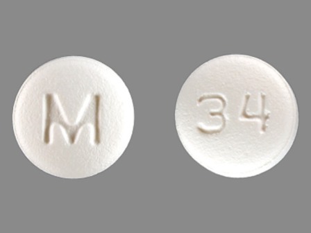 M 34: (0378-6034) Anastrozole 1 mg Oral Tablet by Udl Laboratories, Inc.