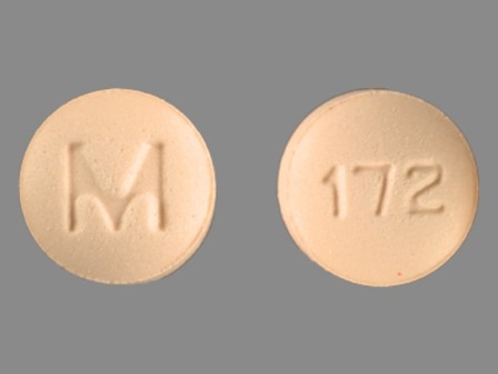 M 172: (0378-6172) Metolazone 2.5 mg Oral Tablet by Cardinal Health