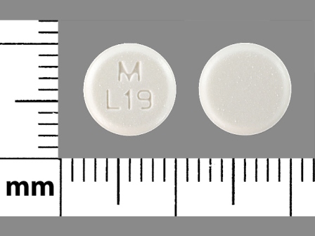 M L19: (0378-6510) Lovastatin 10 mg Oral Tablet by Remedyrepack Inc.