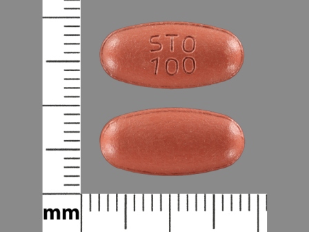STO 100: (0378-8302) Carbidopa, Levodopa and Entacapone (Carbidopa Anhydrous 25 mg / Levodopa 100 mg / Entacapone 200 mg) by Mylan Pharmaceuticals Inc.