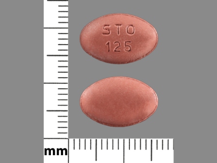 STO 125: (0378-8303) Carbidopa, Levodopa and Entacapone (Carbidopa Anhydrous 31.25 mg / Levodopa 125 mg / Entacapone 200 mg) by Mylan Pharmaceuticals Inc.
