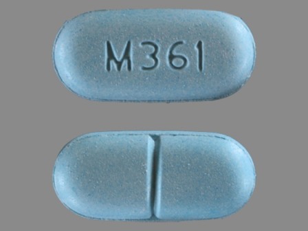 M361: (0406-0361) Apap 650 mg / Hydrocodone Bitartrate 10 mg Oral Tablet by Cardinal Health