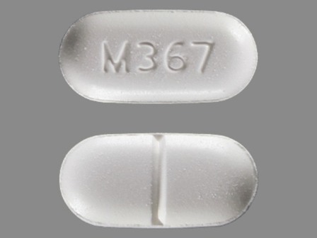 M367: (0406-0367) Hydrocodone Bitartrate and Acetaminophen Oral Tablet by Mckesson Contract Packaging