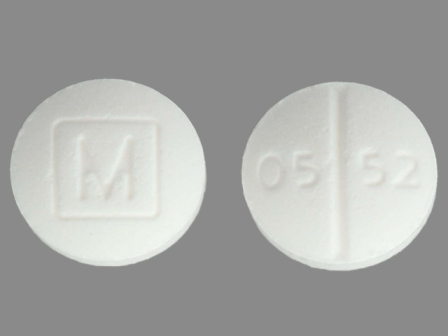 M 0552: (0406-0552) Oxycodone Hydrochloride 5 mg/1 Oral Tablet by Stat Rx USA LLC