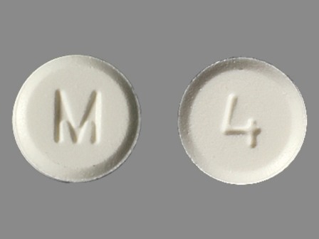 M 4 white pill
