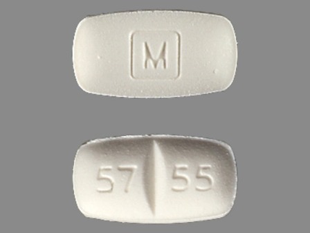 57 55 M: (0406-5755) Methadone Hydrochloride 5 mg Oral Tablet by Mallinckrodt, Inc.