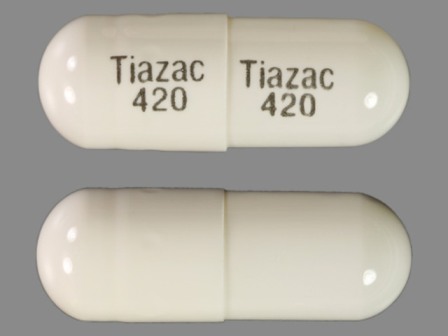 Tiazac 420: (0456-2617) Tiazac 420 mg 24 Hr Extended Release Capsule by Forest Laboratories, Inc.