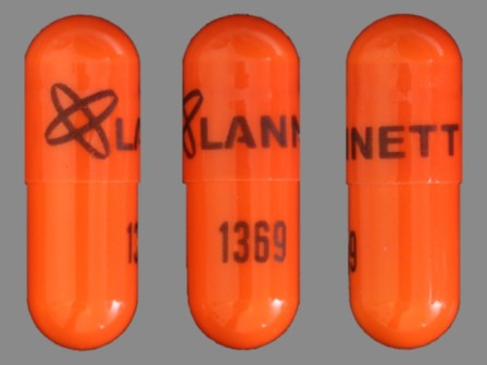LANNETT 1369: (0527-1369) Danazol 200 mg Oral Capsule by Lannett Company, Inc.
