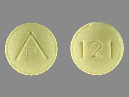 AP 121 yellow pill