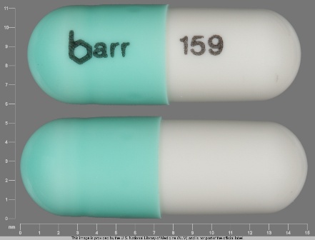 barr 159: (0555-0159) Chlordiazepoxide Hydrochloride 25 mg Oral Capsule by Cardinal Health