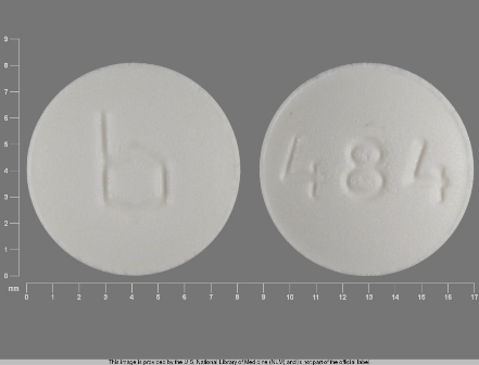 b 484: (0555-0484) Leucovorin 5 mg (As Leucovorin Calcium 5.4 mg) Oral Tablet by Remedyrepack Inc.