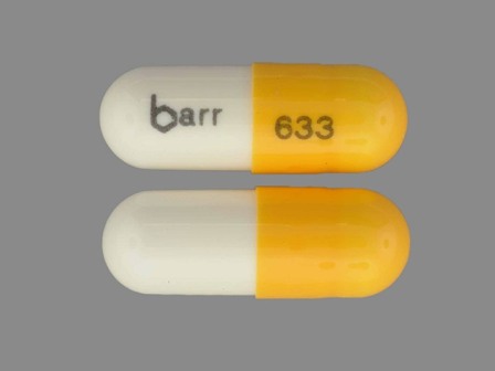 barr 633: (0555-0633) Danazol 50 mg Oral Capsule by Barr Laboratories Inc.