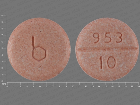 953 10 b: (0555-0953) Dextroamphetamine Sulfate 10 mg Oral Tablet by American Health Packaging