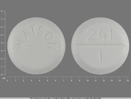 241 1 WATSON: (0591-0241) Lorazepam 1 mg Oral Tablet by Blenheim Pharmacal, Inc.