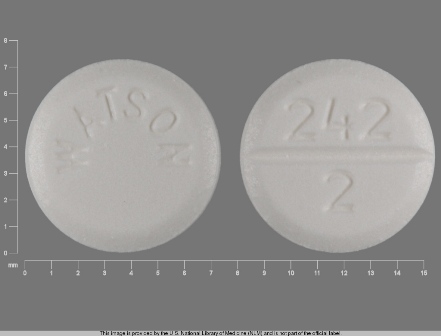 242 2 WATSON: (0591-0242) Lorazepam 2 mg Oral Tablet by Tya Pharmaceuticals