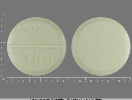 WATSON 348: (0591-0348) Hctz 50 mg / Triamterene 75 mg Oral Tablet by Watson Laboratories, Inc.