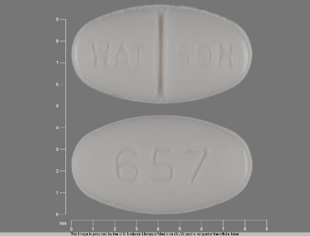 WATSON 657: (0591-0657) Buspirone Hcl 5 mg Oral Tablet by Aphena Pharma Solutions - Tennessee, LLC