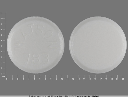 Watson 783: (0591-0783) Diethylpropion Hydrochloride 25 mg Oral Tablet by Watson Laboratories, Inc.