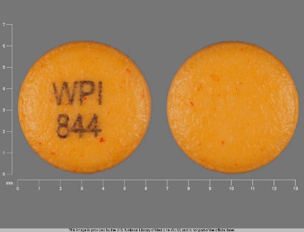 WPI 844: (0591-0844) Glipizide ER 5 mg 24 Hr Extended Release Tablet by Watson Laboratories, Inc.