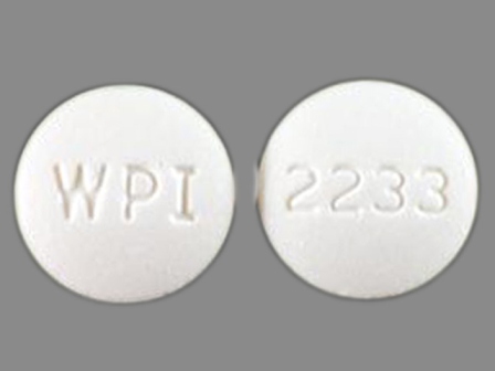 2233 WPI: (0591-2233) Tamoxifen Citrate 20 mg Oral Tablet by Remedyrepack Inc.