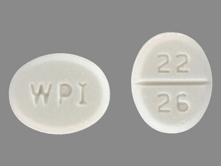 WPI 22 26: (0591-2465) Desmopressin Acetate .2 mg/1 Oral Tablet by Bluepoint Laboratories