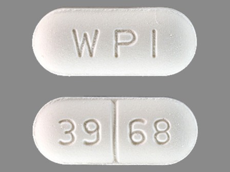 WPI 39 68: (0591-2520) Chlorzoxazone 500 mg Oral Tablet by Pd-rx Pharmaceuticals, Inc.