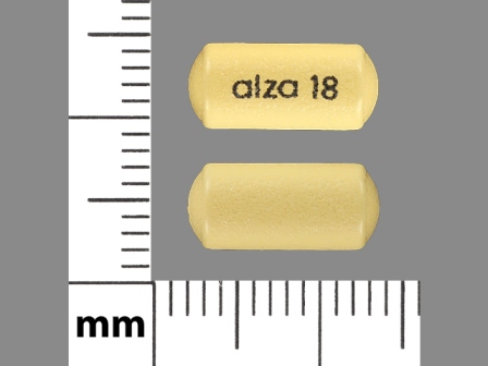 alza 18: (0591-2715) Methylphenidate Hydrochloride 18 mg 24 Hr Extended Release Tablet by Watson Laboratories, Inc.
